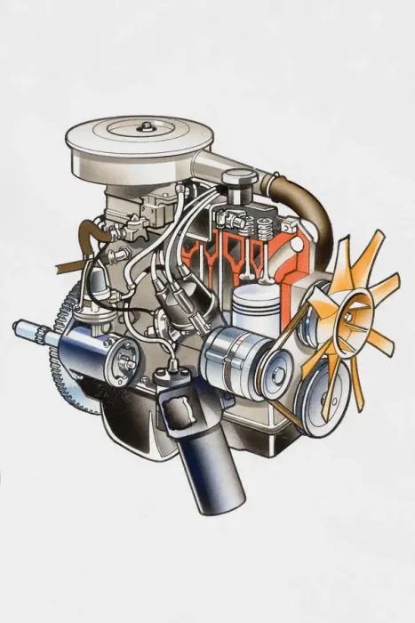 Framed Print : Car engine Framed Print : Car engine