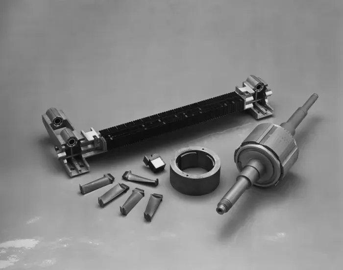 Framed Print : Car parts on grey background, close-up Framed Print : Car parts on grey background, close-up