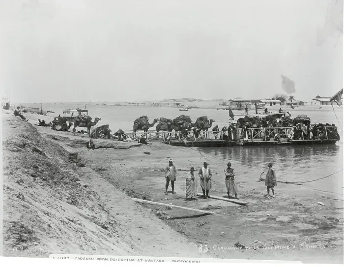 Framed Print : Caravan from Palestine at Kantara Framed Print : Caravan from Palestine at Kantara