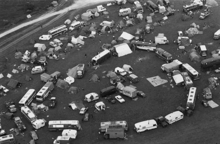 Framed Print : Caravans And Tents Framed Print : Caravans And Tents