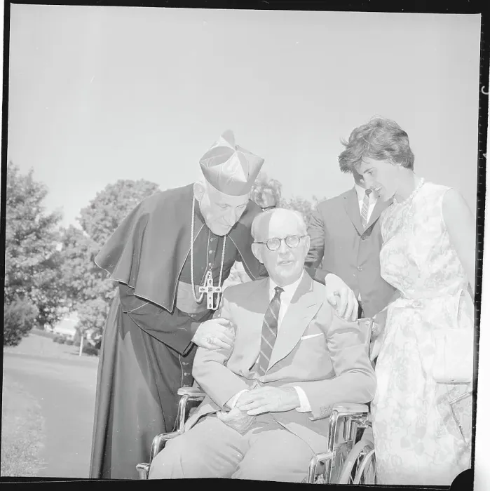 Framed Print : Cardinal Cushing and Joseph P. Kennedy