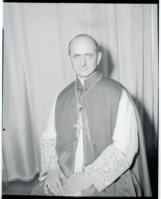 Framed Print : Cardinal Giovanni Montini Framed Print : Cardinal Giovanni Montini