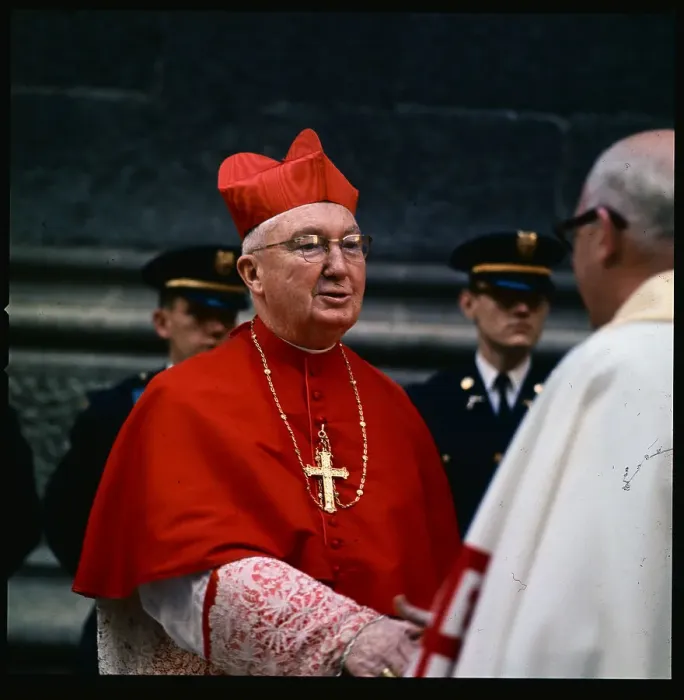 Framed Print : Cardinal O'Boyle Entering St. Patrick's Framed Print : Cardinal O'Boyle Entering St. Patrick's