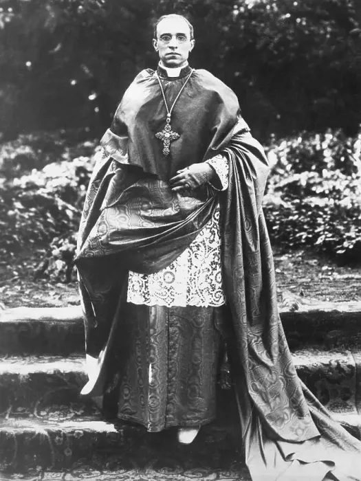 Framed Print : Cardinal Pacelli in Catholic Robe Framed Print : Cardinal Pacelli in Catholic Robe