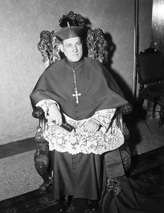 Framed Print : Cardinal Richard Cushing Seated and Robed Framed Print : Cardinal Richard Cushing Seated and Robed