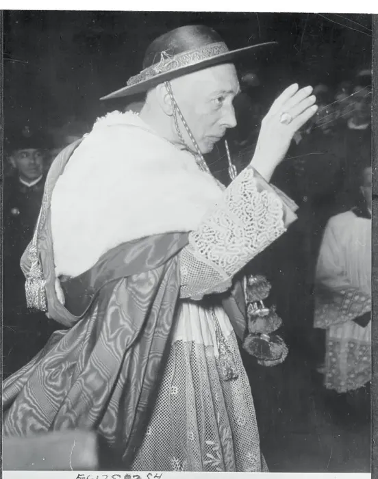 Framed Print : Cardinal Schuster Performing Blessing Framed Print : Cardinal Schuster Performing Blessing