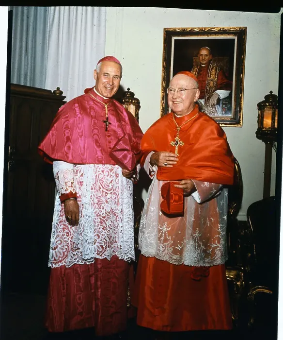 Framed Print : Cardinal Spellman and Luigi Raimondi Framed Print : Cardinal Spellman and Luigi Raimondi