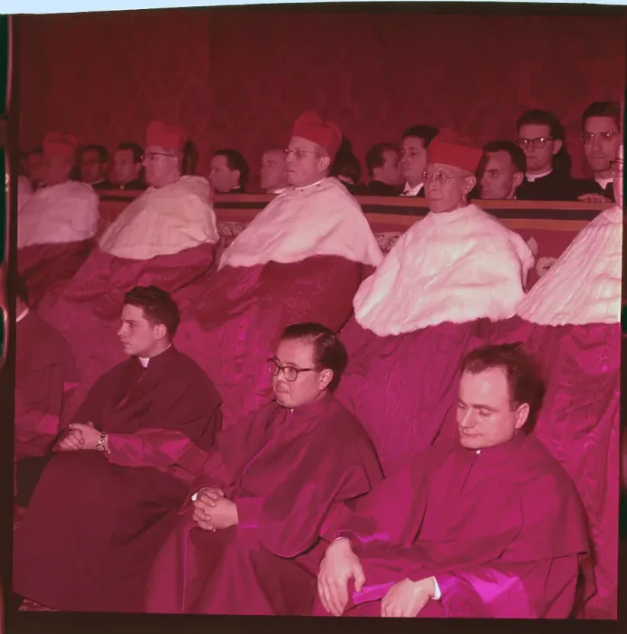 Framed Print : Cardinals Pictured During Ceremonies Framed Print : Cardinals Pictured During Ceremonies