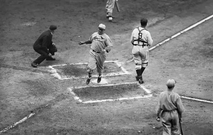 Framed Print : Cardinals Player Stepping On Home Plate Framed Print : Cardinals Player Stepping On Home Plate