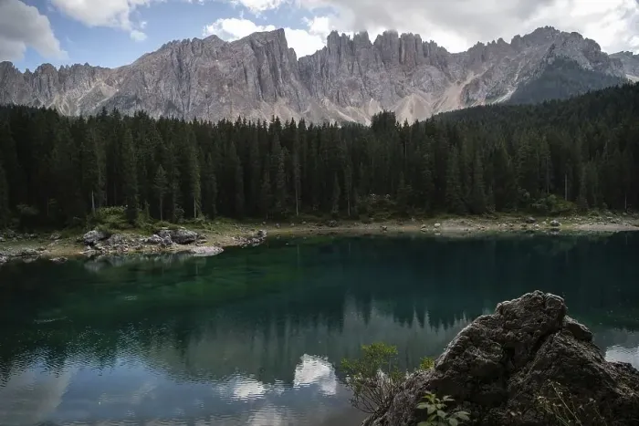 Framed Print : Carezza lake, dolomiti, italy Framed Print : Carezza lake, dolomiti, italy
