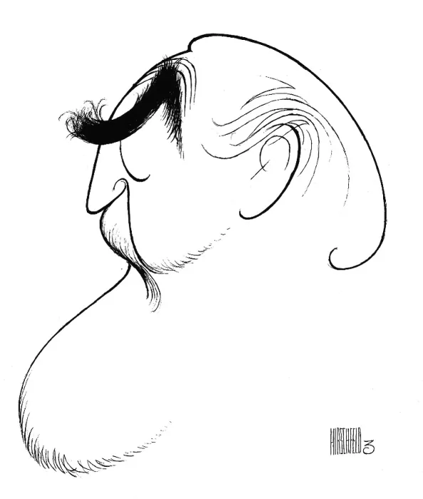Framed Print : Caricature Of Al Hirschfeld Framed Print : Caricature Of Al Hirschfeld