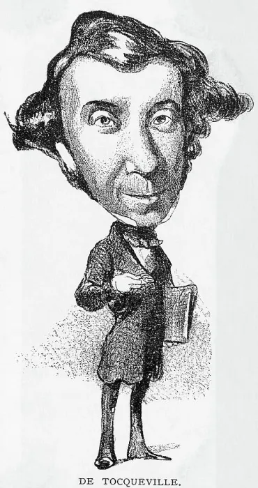 Framed Print : Caricature Of Alexis De Tocqueville Framed Print : Caricature Of Alexis De Tocqueville