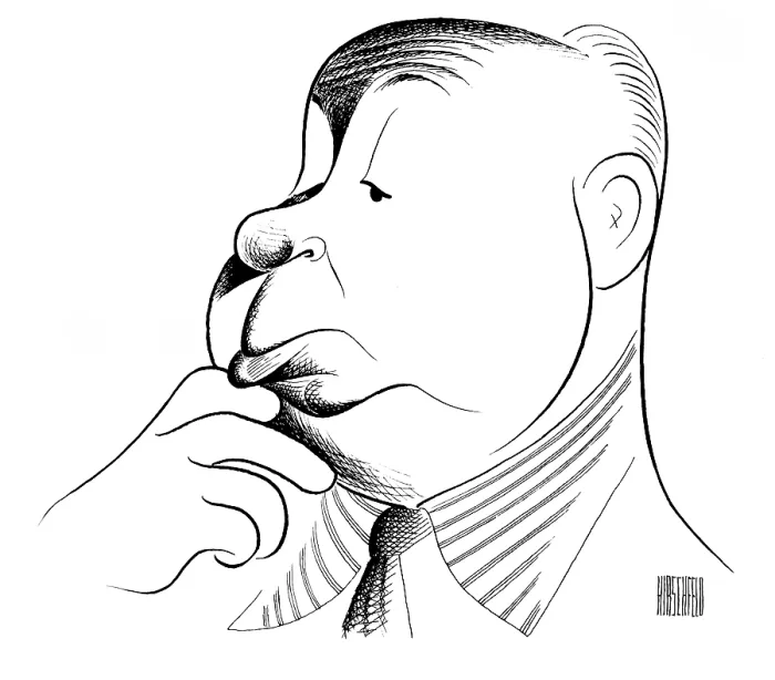 Framed Print : Caricature Of Alfred Hitchcock Framed Print : Caricature Of Alfred Hitchcock