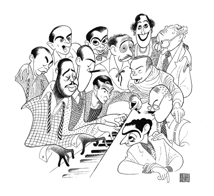 Framed Print : Caricature Of American Songwriters