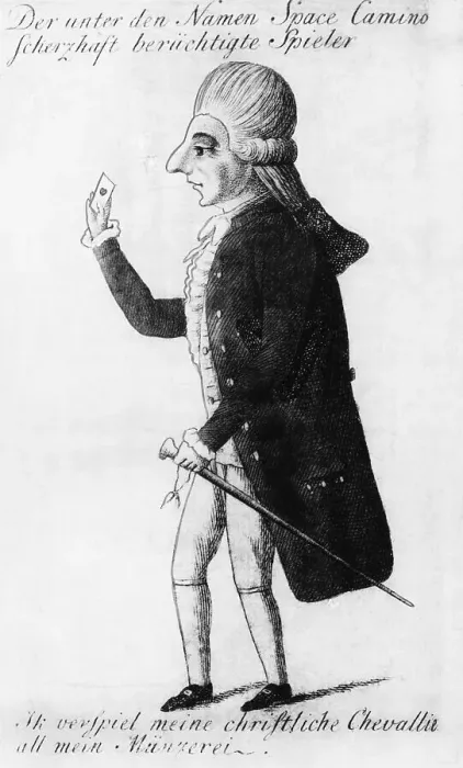 Framed Print : Caricature of Casanova