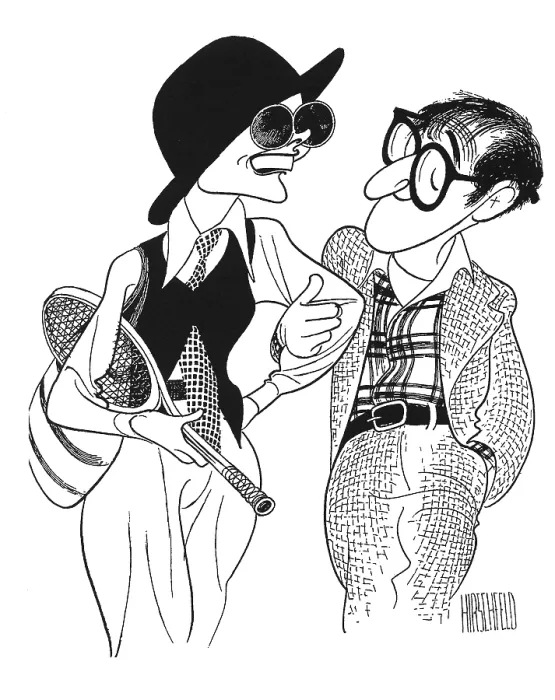 Framed Print : Caricature Of The Cast Of Annie Hall Framed Print : Caricature Of The Cast Of Annie Hall