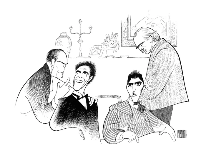 Framed Print : Caricature Of The Cast Of The Godfather Framed Print : Caricature Of The Cast Of The Godfather