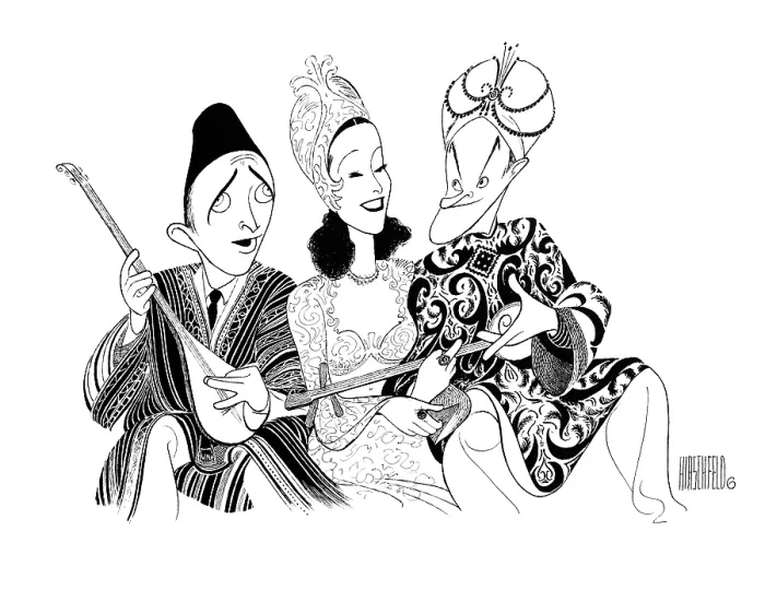 Framed Print : Caricature Of The Cast Of Road To Morocco Framed Print : Caricature Of The Cast Of Road To Morocco