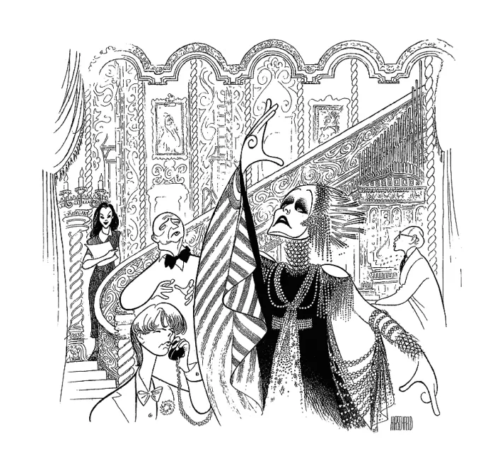 Framed Print : Caricature Of The Cast Of Sunset Boulevard Framed Print : Caricature Of The Cast Of Sunset Boulevard
