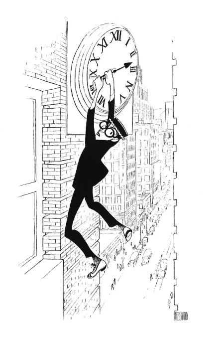 Framed Print : Caricature Of Harold Lloyd