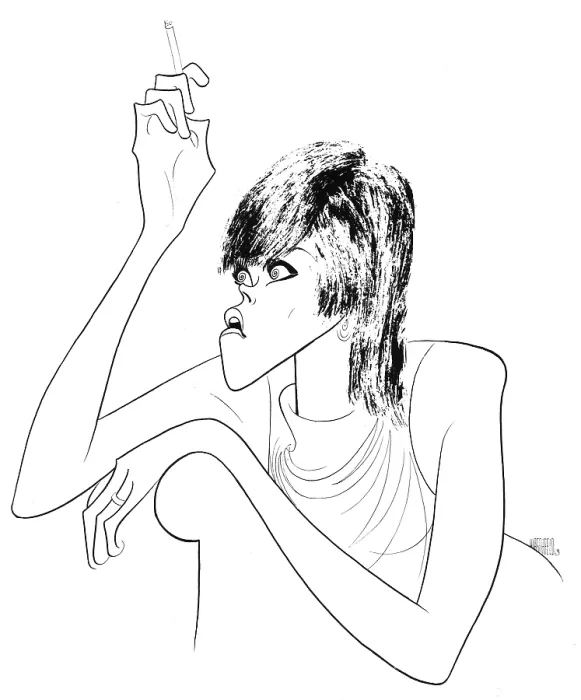 Framed Print : Caricature Of Jane Fonda Framed Print : Caricature Of Jane Fonda
