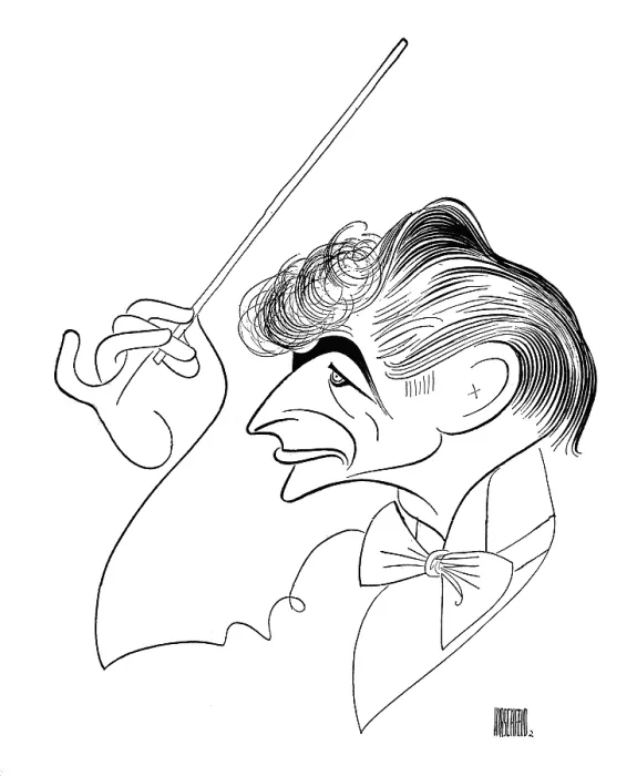 Framed Print : Caricature Of Leonard Bernstein Framed Print : Caricature Of Leonard Bernstein