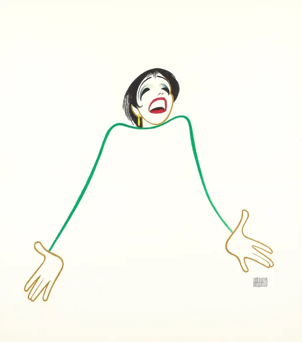 Framed Print : Caricature Of Liza Minnelli Framed Print : Caricature Of Liza Minnelli