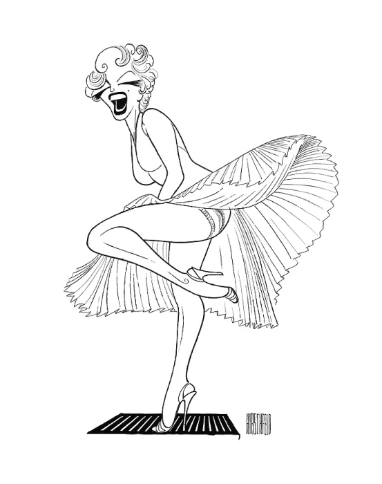 Framed Print : Caricature Of Marilyn Monroe Framed Print : Caricature Of Marilyn Monroe