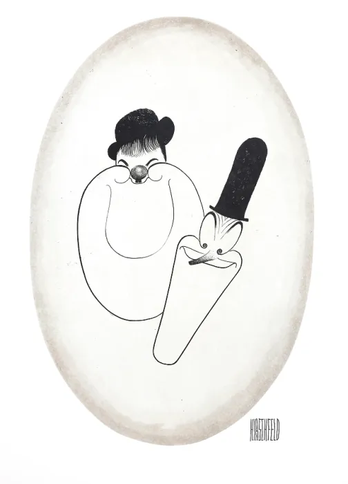 Framed Print : Caricature Of Stan Laurel & Oliver Hardy Framed Print : Caricature Of Stan Laurel & Oliver Hardy