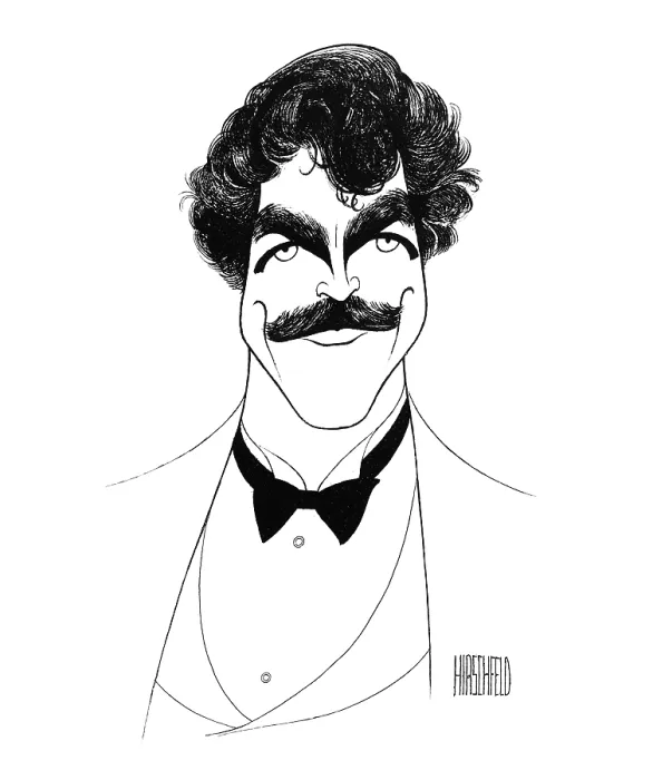 Framed Print : Caricature Of Tom Selleck