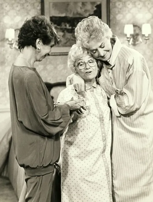 Framed Print : Caring Scene From The Golden Girls Framed Print : Caring Scene From The Golden Girls