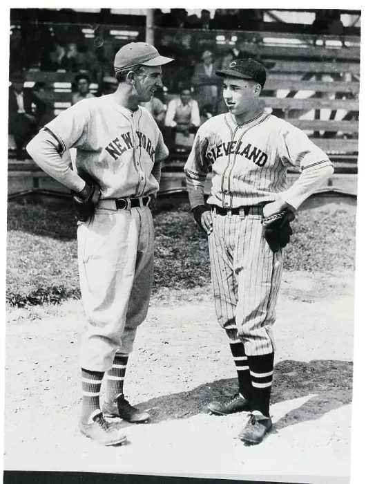 Framed Print : Carl Hubbell And Bob Feller, Full Length Framed Print : Carl Hubbell And Bob Feller, Full Length