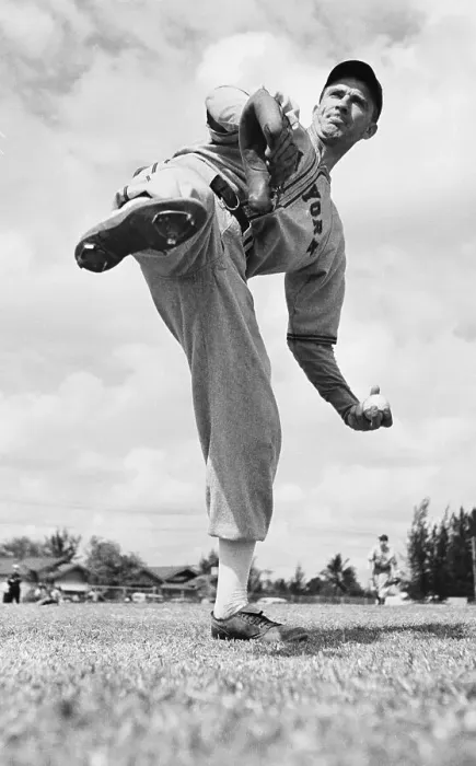 Framed Print : Carl Hubbell Pitching at Training Camp Framed Print : Carl Hubbell Pitching at Training Camp