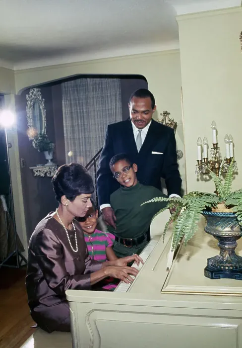 Framed Print : Carl Stokes And Family Framed Print : Carl Stokes And Family
