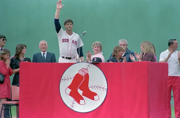 Framed Print : Carl Yastrzemski and Parents at His Baseball Honorarium Ceremony Framed Print : Carl Yastrzemski and Parents at His Baseball Honorarium Ceremony