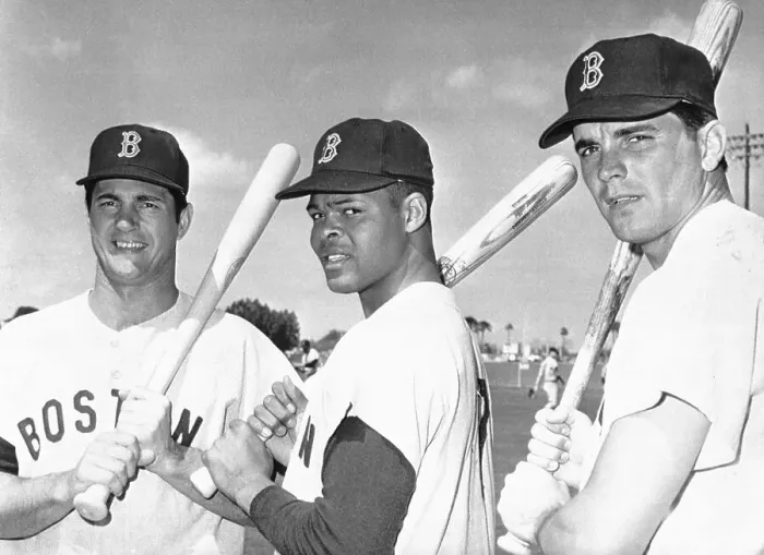 Framed Print : Carl Yastrzemski, Reggie Smith and Tony Conigliaro Framed Print : Carl Yastrzemski, Reggie Smith and Tony Conigliaro
