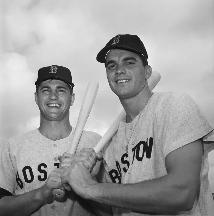 Framed Print : Carl Yastrzemski and Tony Conigliaro Framed Print : Carl Yastrzemski and Tony Conigliaro