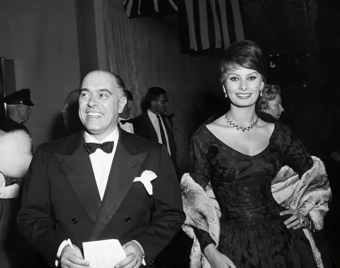 Framed Print : Carlo Ponti and Sophi Loren at Event Framed Print : Carlo Ponti and Sophi Loren at Event