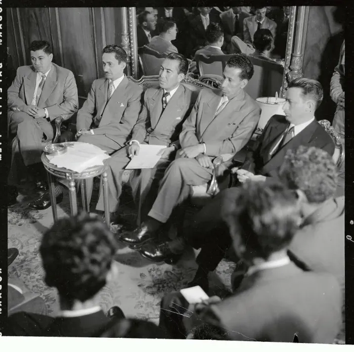 Framed Print : Carlos Castillo Armas with Other Members of Junta Framed Print : Carlos Castillo Armas with Other Members of Junta
