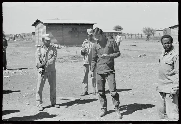 Framed Print : Carlos Orlando with Somali Troops Framed Print : Carlos Orlando with Somali Troops