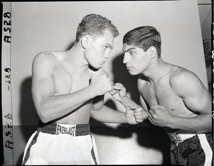 Framed Print : Carlos Ortiz and Tommy Salem Square-Off Framed Print : Carlos Ortiz and Tommy Salem Square-Off