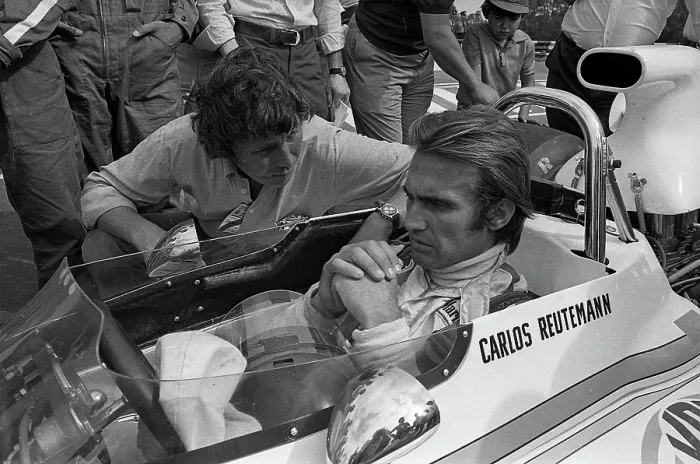Framed Print : Carlos Reutemann At The Argentine Grand Prix