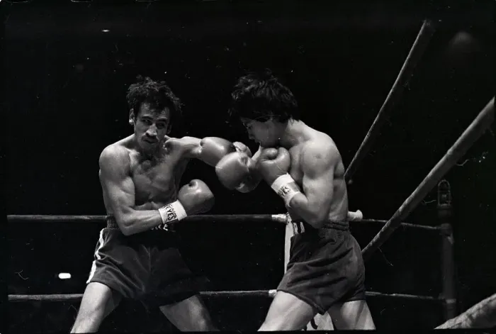 Framed Print : Carlos Zarate and Alfonse Zamora Boxing