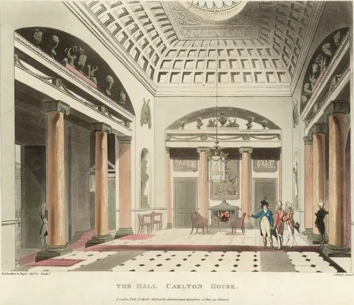 Framed Print : Carlton House Hall Framed Print : Carlton House Hall
