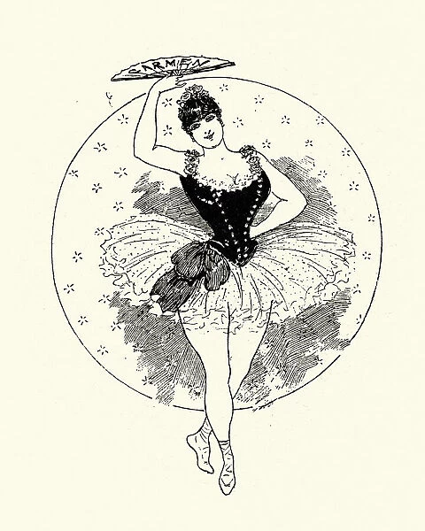 Carmen the Ballerina, Victorian, 19th Century
