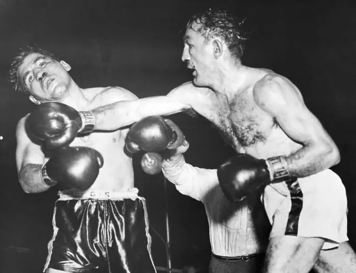 Framed Print : Carmen Basilio After Punching Tony Demarco