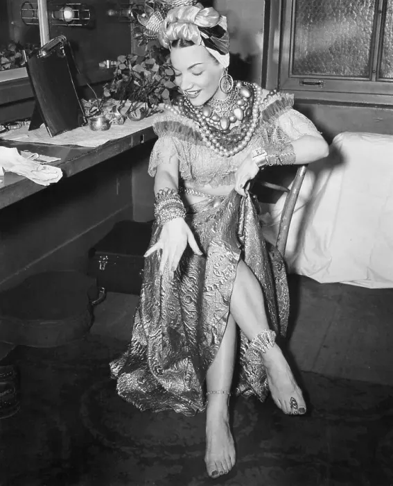 Framed Print : Carmen Miranda in Costume Framed Print : Carmen Miranda in Costume