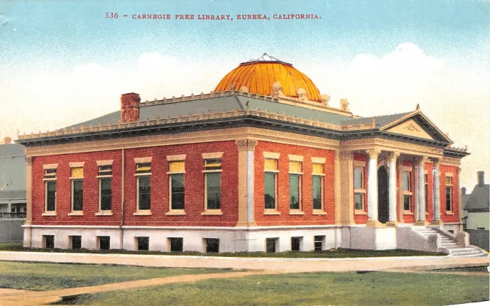 Framed Print : Carnegie Free Library, Eureka, California Framed Print : Carnegie Free Library, Eureka, California
