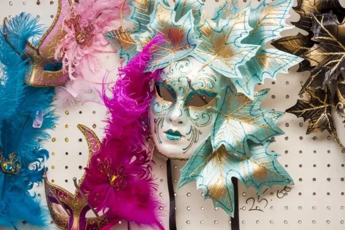 Framed Print : Carnival mask and feather boa Framed Print : Carnival mask and feather boa