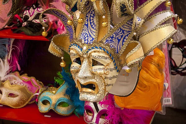 Carnival mask in shop
